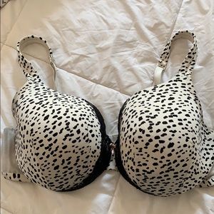 Cacique polka dot bra